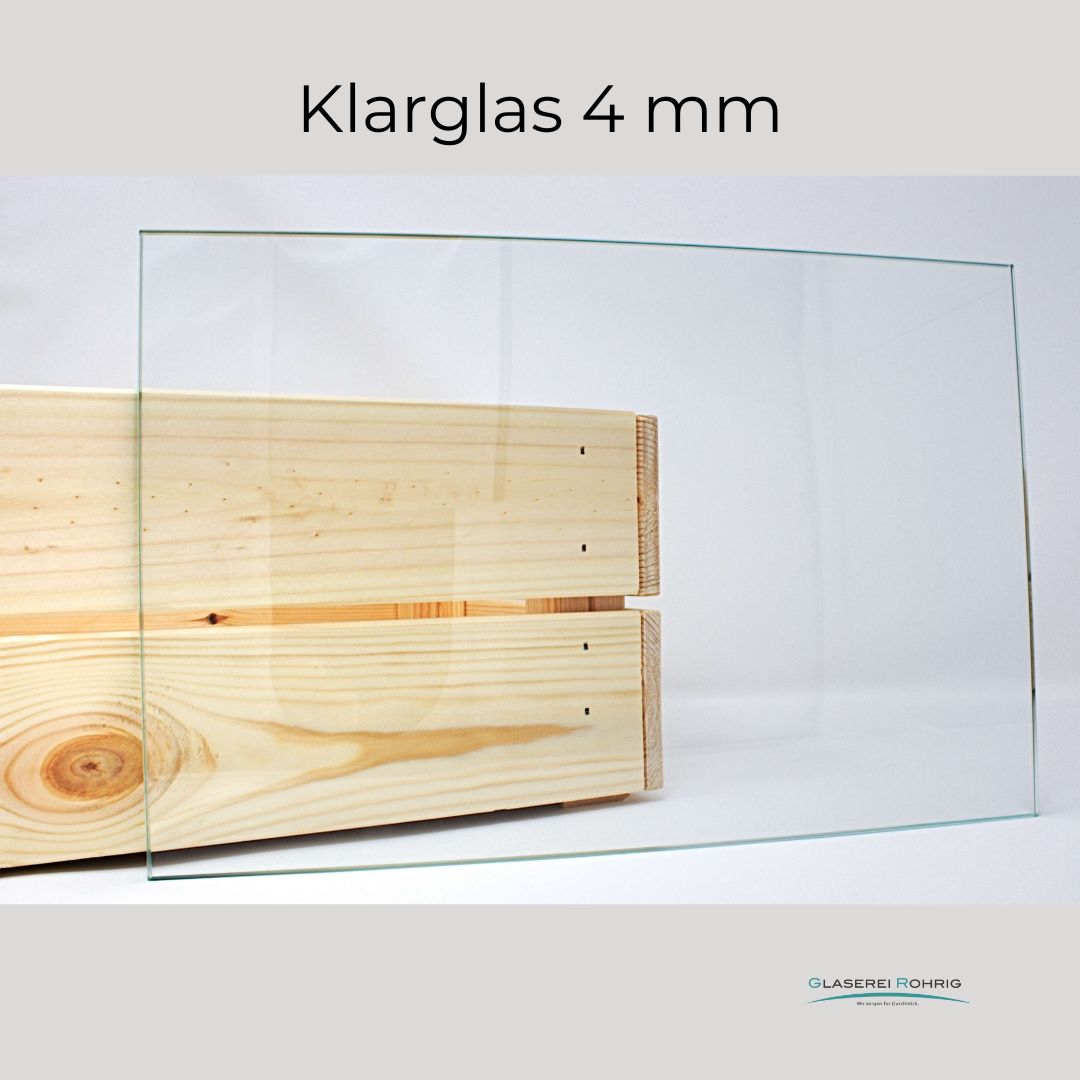 Klarglas 4 mm - (89,96 EUR/qm)